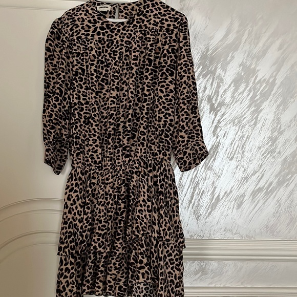 Zadig & Voltaire Rooka Leopard Print Dress - Picture 4 of 7